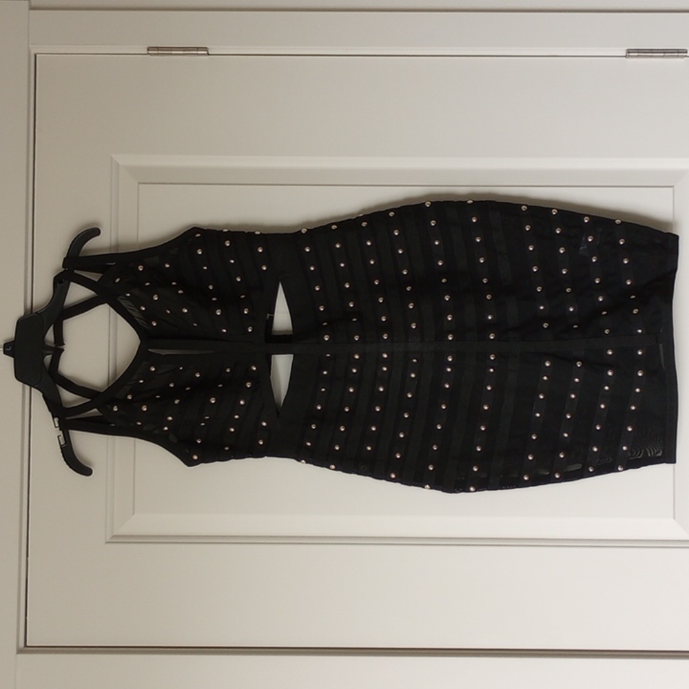 ALL MESH Little Black Dress